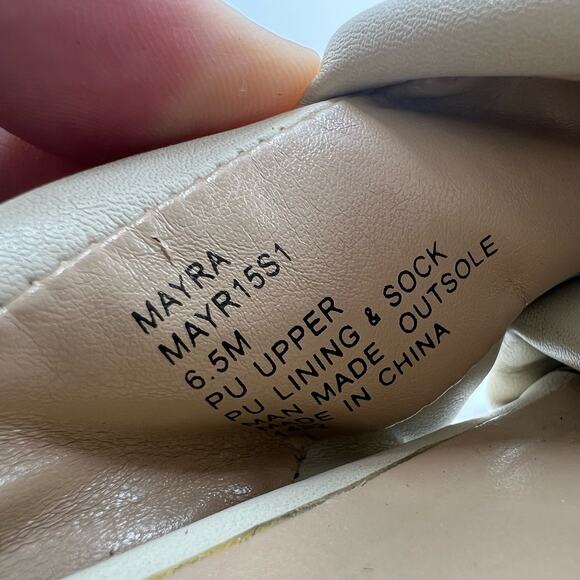 Steve Madden Mayra Sandals Cream Women's 6.5 US - Picture 10 of 10